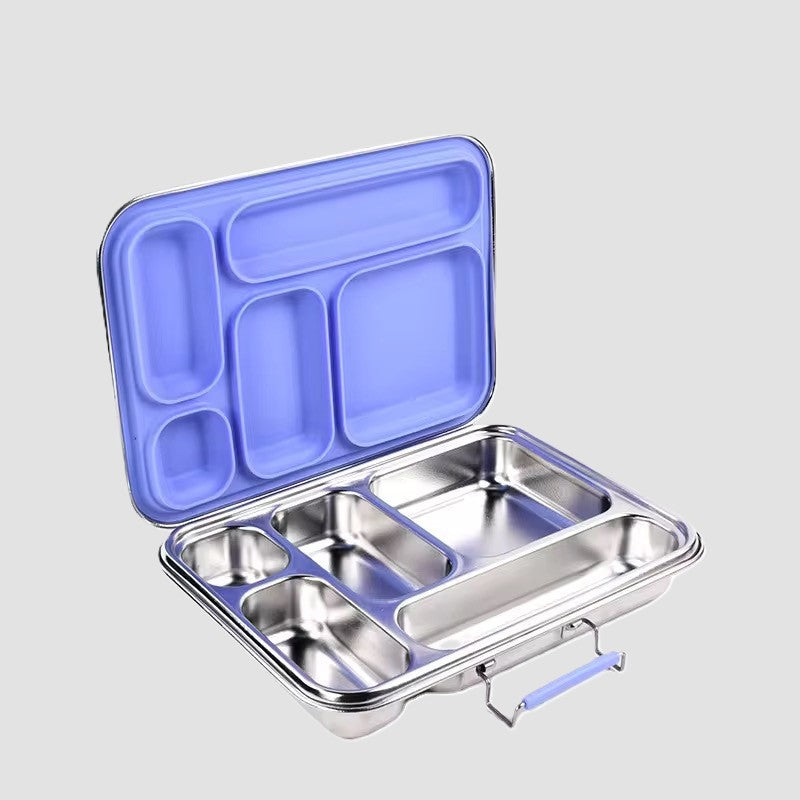 bentomax-stainless-steel-lunchbox-purple-lid-open